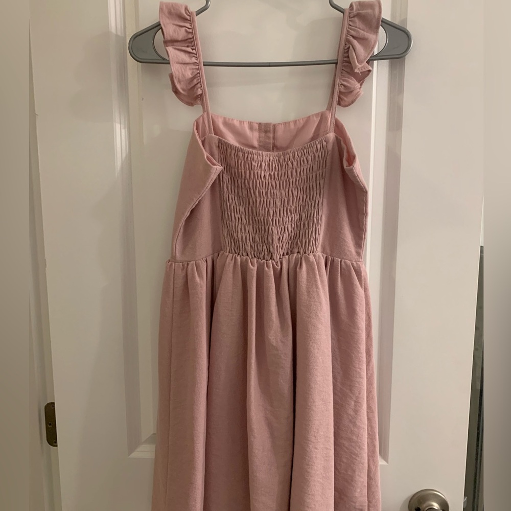 Pink Ruffled Dress - Picture 2 of 2